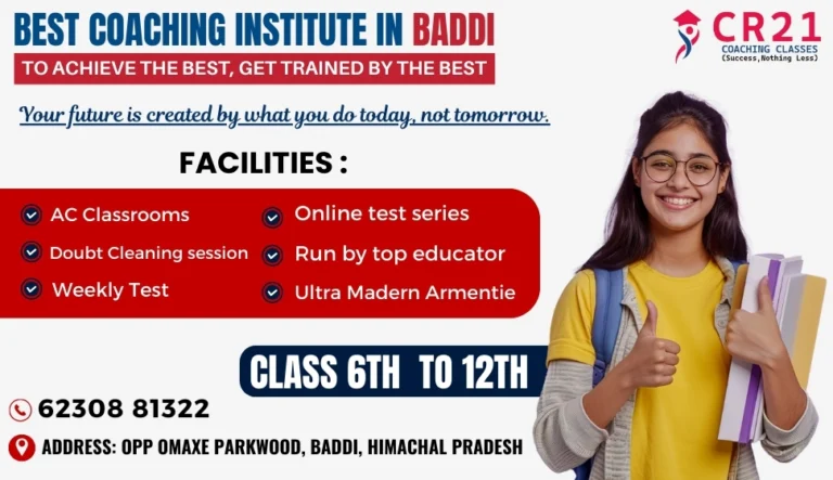 Best Coaching Center in Baddi